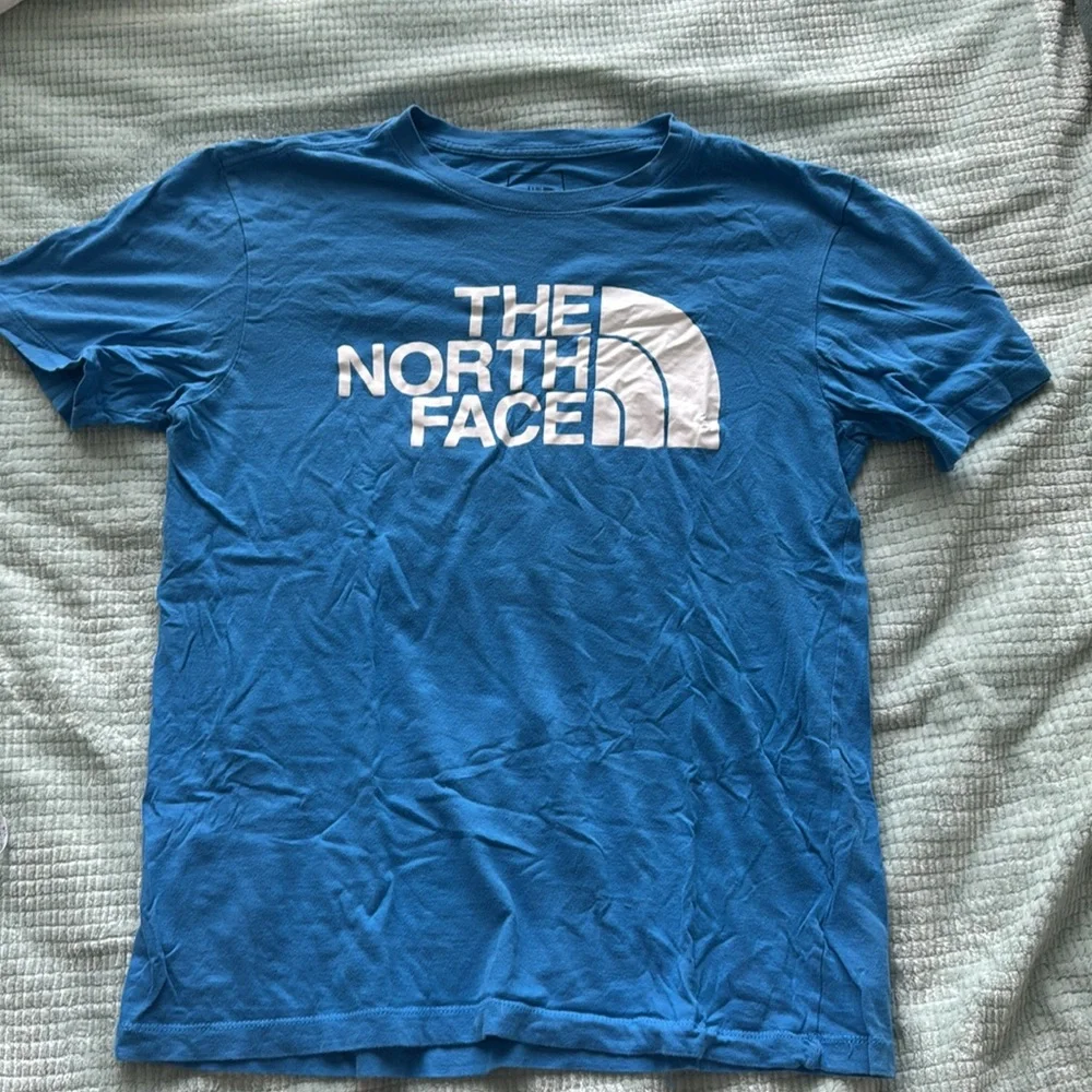 The North Face Men's Bright Blue Logo Tee